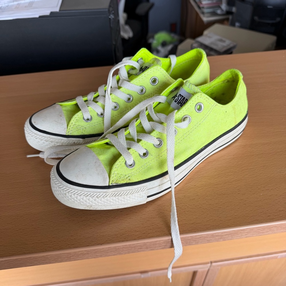 Converse Neon Green Shoes